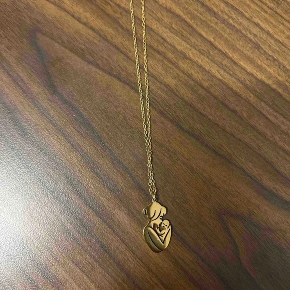 Chic Nation Jewelry - New Mother and child Pendant drop Necklace